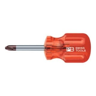 PB Swiss Tools Schraubendreher, für Phillips, mit Kunststoffheft, Kreuzschlitzgröße 1K