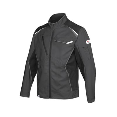 Kübler Jacke ICONIQ cotton anthrazit/schwarz Form 1140 Größe 4XL