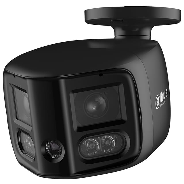 Dahua Bullet Kamera DH-IPC-PFW31259SP-A180-E2-AS-PV-0280B-BLK 2,8mm Wizsense"Xinghang Überwachungskamera mit 12 Megapixel Auflösung. professionelle Kamera für außen