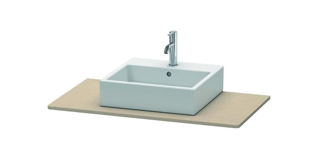 Duravit Konsole XSquare 100x55cm, Leinen, mit 1 Ausschnitt