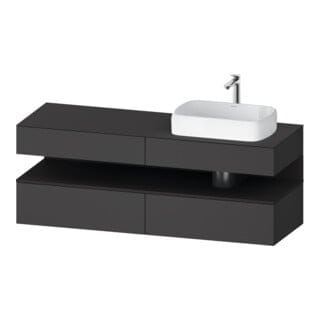 Duravit Waschtischunterschrank Qatego 160x55x60cm, gra m/Gr m, Pl, B r, B