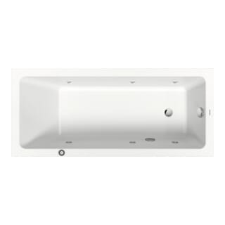 Duravit Whirlwanne No. 1 160x70cm, 110 l, EB-Version, m 1 RS, we.