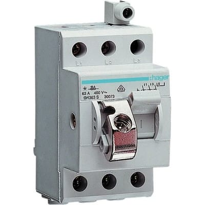 Hager Ausschalter 63A,3-pol,sperrbar SH363S