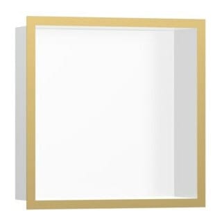 hansgrohe XtraStoris indiv. Wandnische 300x300x100mm, m Rahmen, mw, po gol opt
