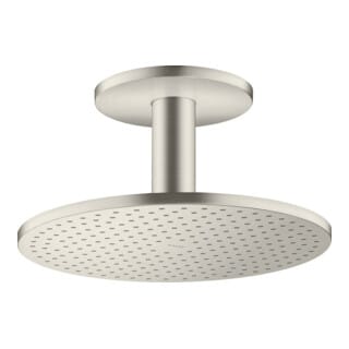 hansgrohe Kopfbrause 300 2jet Axor mit Deckenanschluss, Edelstahl-Optik