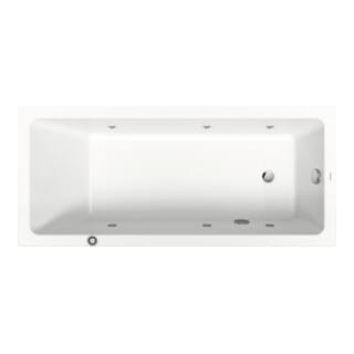 Duravit Whirlwanne No. 1 170x75cm, 145 l, EB-Version, m 1 RS, we.