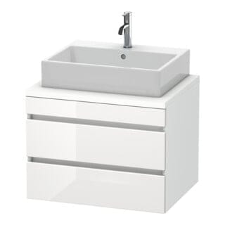 Duravit Waschtischunterschrank DuraStyle 70x54,8cm, w hgl/we ma, f Kons, 2 SchKa.