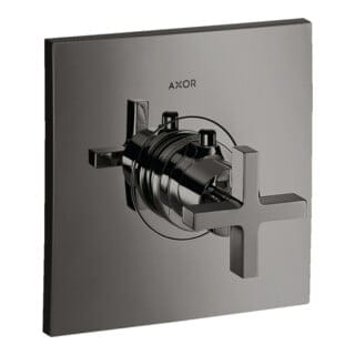 hansgrohe Fertigset Axor Citterio HF UP-THM, m Kreuz, polished black chrome