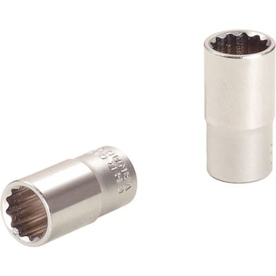 KS Tools 1/4" 12-kant-Stecknuss, 4,5 mm kurze Ausführung