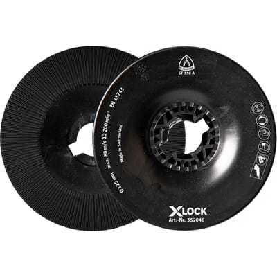 Klingspor ST 358 A Stützteller gerippt, 115 mm X-LOCK