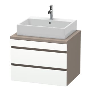 Duravit Waschtischunterschrank DuraStyle 70x54,8cm, w m/bas ma, f Kons, 2 SchKa.