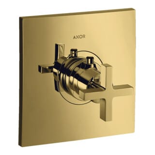 hansgrohe Fertigset Axor Citterio HF UP-THM, m Kreuz, polished gold optic
