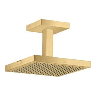hansgrohe Kopfbrause Axor Starck m Decke, 240x240mm, 1j, brush. gol opt