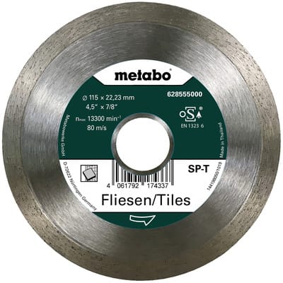 Metabo Diamanttrennscheibe SP - T, 115x22,23 mm, Fliesen