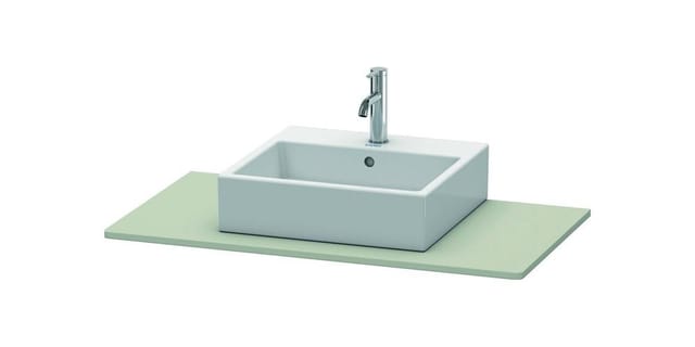 Duravit Konsole XSquare 100x55cm, Tau s-matt, mit 1 Ausschnitt