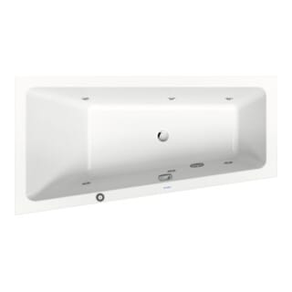 Duravit Whirlwanne No. 1 150x80cm, 115 l, EB-Vers, 1 RS li, we.