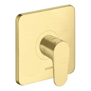 hansgrohe Fertigset Axor Citterio M UP-Brause-Einhebelmischer, 1 Verbr., brushed brass