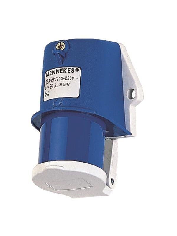Mennekes Wandstecker TA 16A,3p,6h,230V,IP44 847