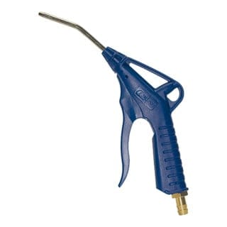 Riegler Dosierbare Blaspistole 90 mm Rohr, POM, Rc 1/4, Nippel NW 7,2-7,8