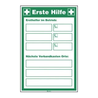 Anleitung zur Ersten Hilfe Ersthelfer, Typ: 02200