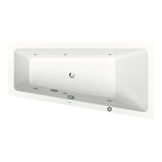Duravit Whirlwanne No. 1 160x85cm, 140 l, EB-Vers, 1 RS re, we.