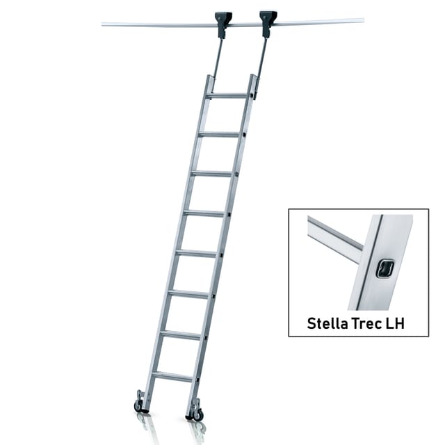 ZARGES Stella Trec LH - LM-Sprossen-Regalleiter 6 Sprossen