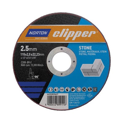 CLIPPER Trennscheibe Stein C30R-115x2.5x22.23mm