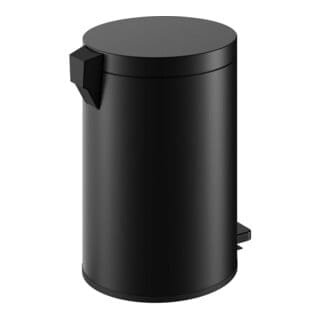 Keuco Abfallbehälter Standmodell, 5 l, schwarz matt