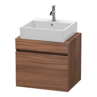 Duravit Waschtischunterschrank Com DuraStyle 60x47,8cm, Nussb Nat, f Kons, 1 Auszug