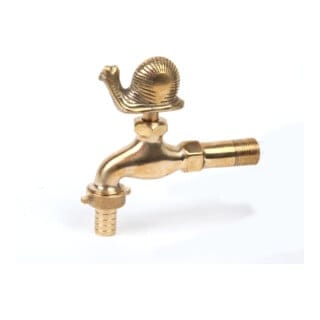 floraworld Zierwasserhahn SchneckeMe ssing 1/2"Floraworld