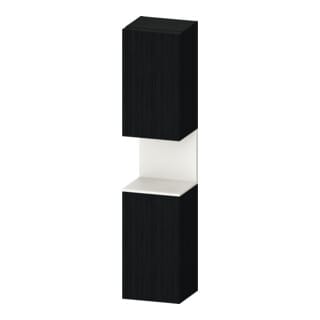 Duravit Hochschrank Qatego 40x36x1760cm, 2 T, B, An r, w m/E sw