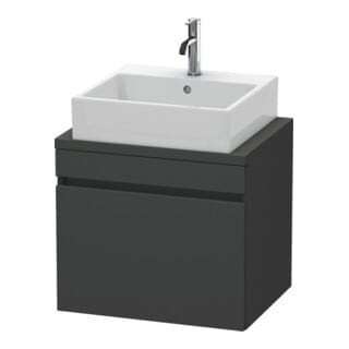 Duravit Waschtischunterschrank Com DuraStyle 60x47,8cm, graph ma, f Konsole, 1 Auszug