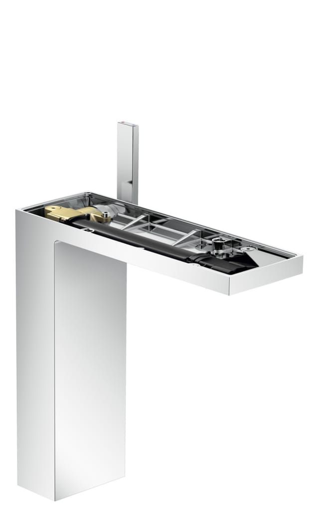 hansgrohe Waschtisch-Einhebelmischer 230 Axor MyEdition A 196mm, m Pus-Op-Abl, o. Pl., chr