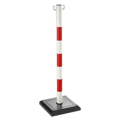 Facom Absperrpfosten, rot/weiß, 950 mm hoch