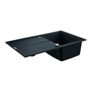 Grohe Komposit-Einbauspüle K400 50-C 86/50 1.0 rev 86x50cm, m Tropffl, aufl, 1 B, Gra sw