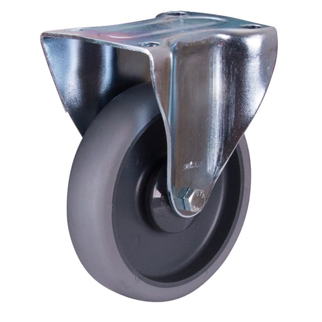 VARIOfit Bockrolle 125 x 32 mm grau (thermoplastisch)