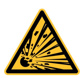 Eichner Warnschild Explosionsgefährliche Stoffe 20 cm Alu