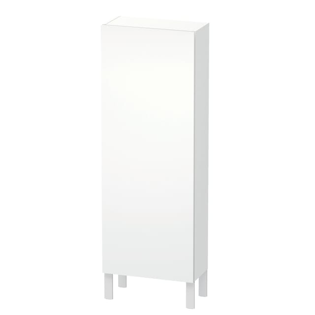 Duravit Halbhochschrank L-Cube 50x24,3x132cm, Tür rechts, weiß matt