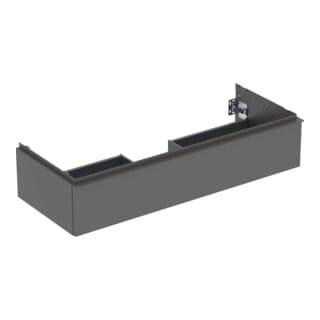 Geberit Waschtischunterschrank iCon 118,4x24,7x47,6cm, lava matt/lava matt