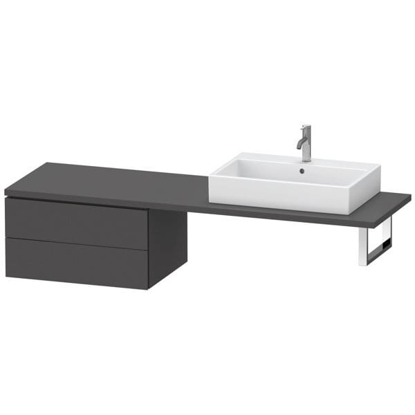 Duravit Unterschrank L-Cube 72x54,7cm, graph ma, f Kons, 2 Schub.