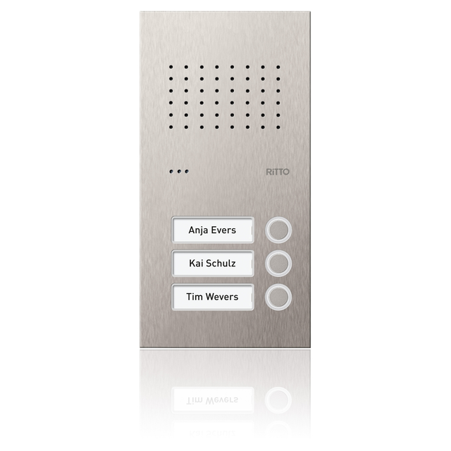 Ritto Türstation Pur Edelstahl Acero Audio, 3WE RGE1810325