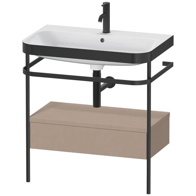 Duravit Möbelwaschtisch-Kombi Happy D.2 Plus 77,5x49cm, 1 HL, lei, m Konso, 1 Lad