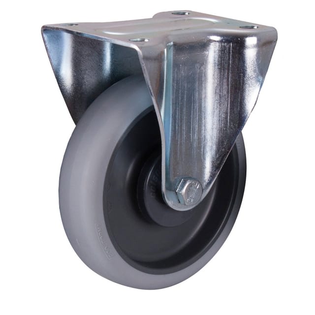 VARIOfit Bockrolle 160 x 40 mm grau (thermoplastisch)