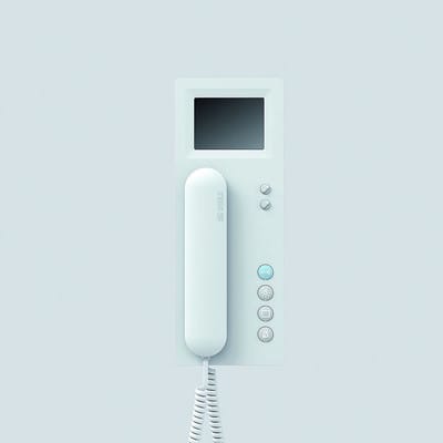 Siedle&Söhne Bus-Telefon Standard weiss m.Farbmonitor BTSV 850-03 W