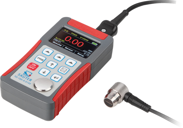 Kern Ultraschall-Materialdickenmessgerät-extern TO 100-0.01EE, Ablesbarkeit 0,01 mm