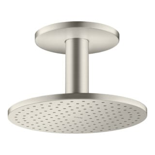hansgrohe Kopfbrause 250 2jet Axor mit Deckenanschluss, Edelstahl-Optik