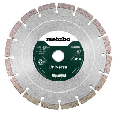 Metabo Diamanttrennscheibe 230x22,23mm, SP-U, Universal SP, Blister