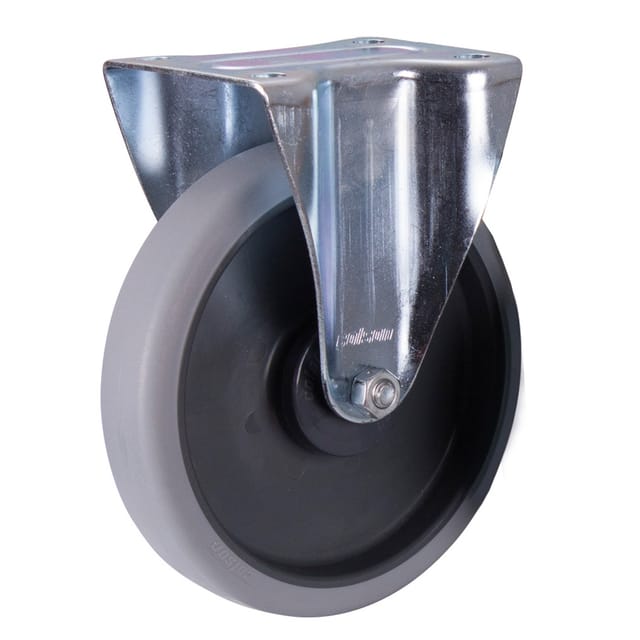 VARIOfit Bockrolle 200 x 40 mm grau (thermoplastisch)