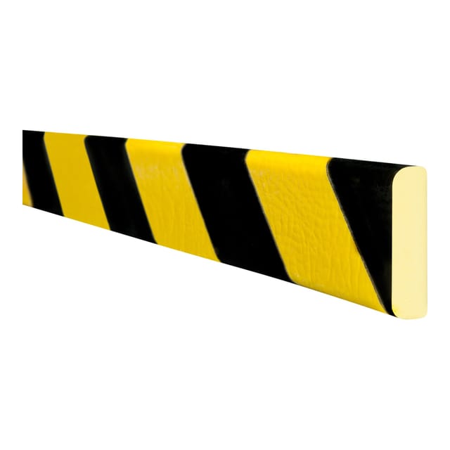 Moravia Prallschutz MORION Rechteck Flächenschutz 40 x 11 mm Länge 5000 mm gelb/schwarz