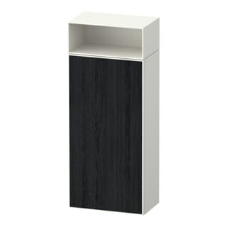 Duravit Halbhochschrank Zencha 40x24x96,1cm, 1 T, An re, Ei sw/we matt